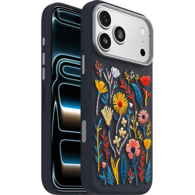 iPhone 17 Pro Max Symmetry Series Cactus Leather Embroidery Case